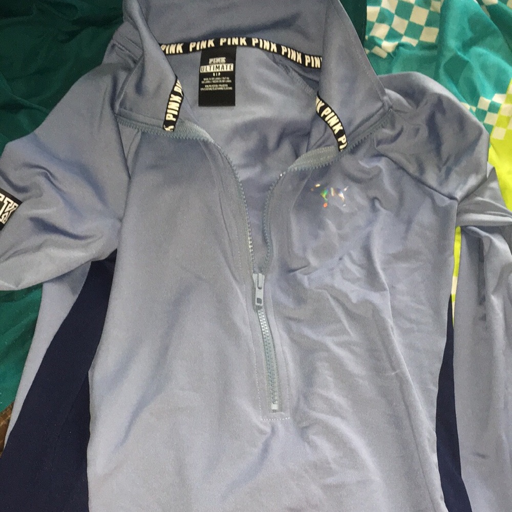Victoria secret pink quarter zip